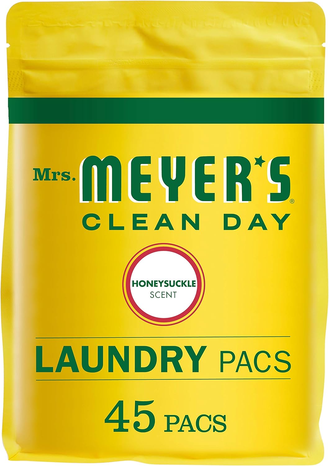 Mrs. Meyer's Clean Day Laundry Pacs, Honeysuckle, 45 Count Amazon.ca