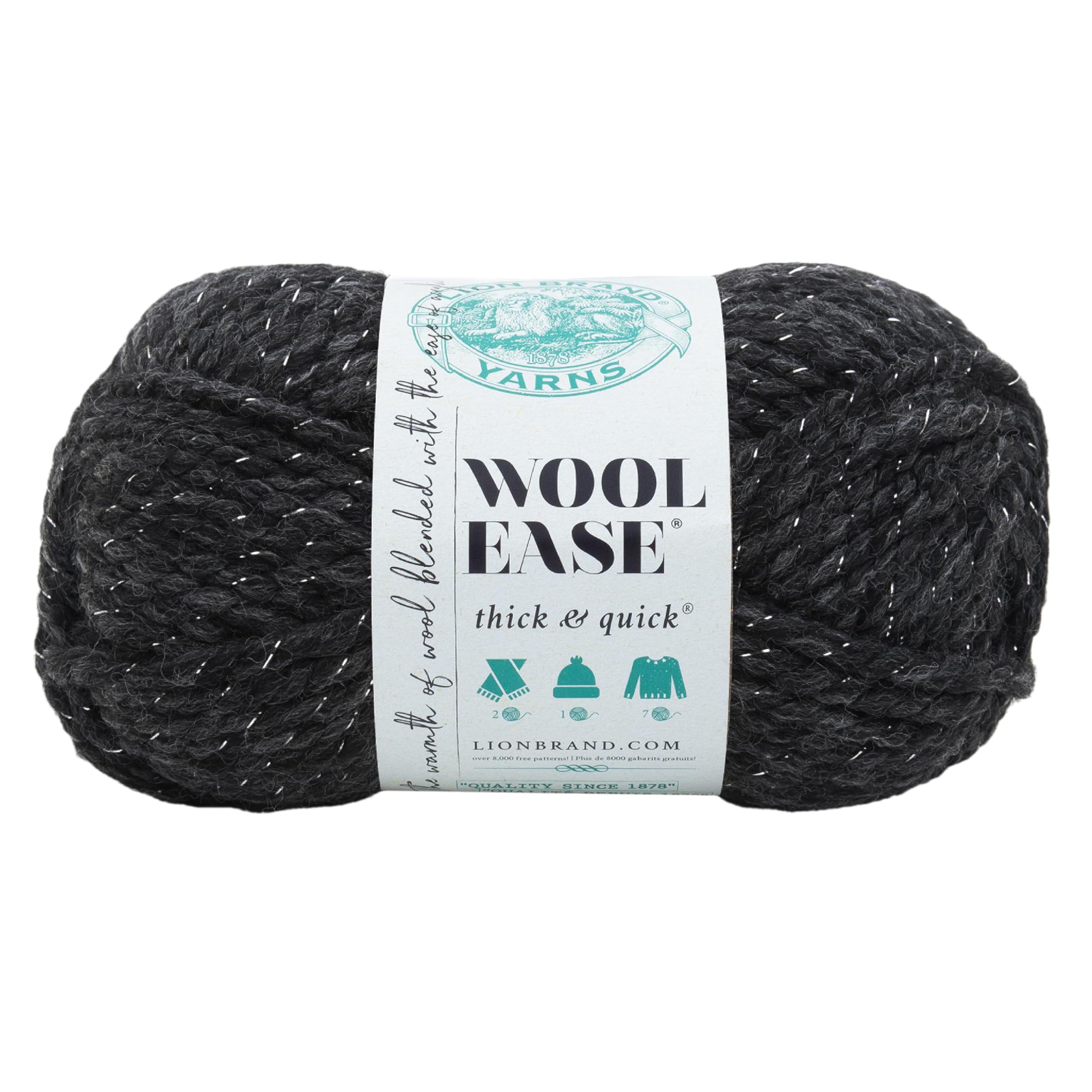Lion Brand Yarn Wool-Ease Thick & Quick, Super Bulky Wool Blend Yarn for Knitting, Crochet, and Crafts, Constellation, 1 Pack — image 1