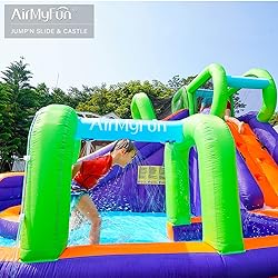 AirMyFun Water Slide InflatableBounce House for