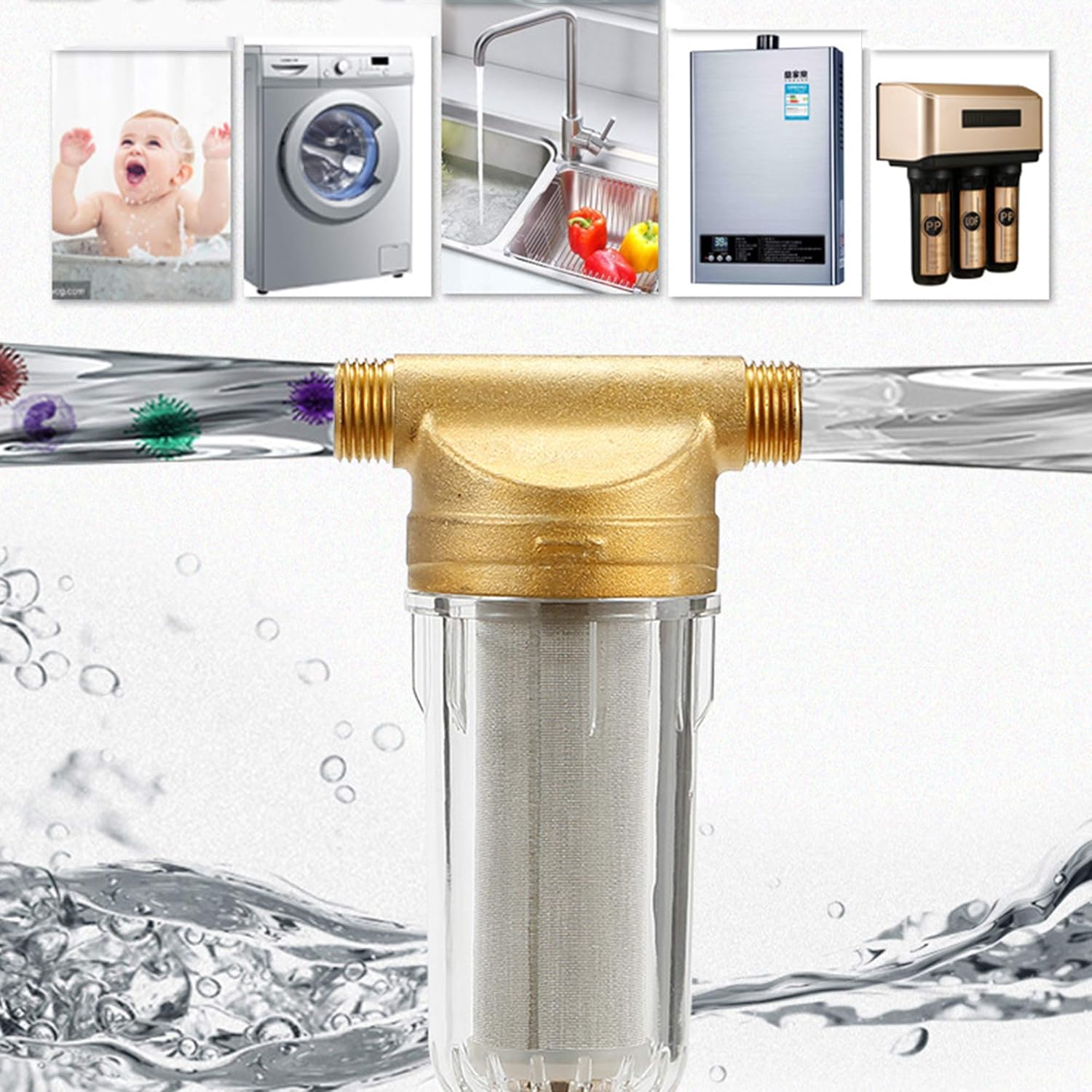 ALTHY AL-PRE-AUTO2 Flushing Backwash Prefilter Spin Down Sediment Water