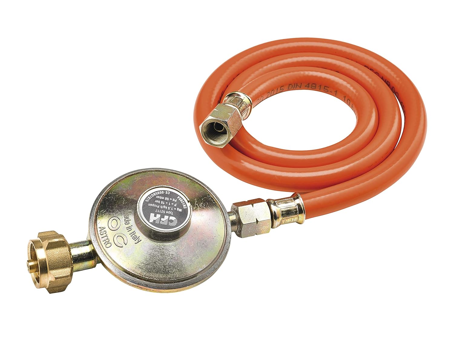 CFH 52452 - Regulador de presión (50 mbar, con manguera de gas de ...