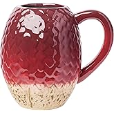 Silver Buffalo Game of Thrones Red Dragon Egg Ceramic 3D Sculpted Mug, 20 Ounces