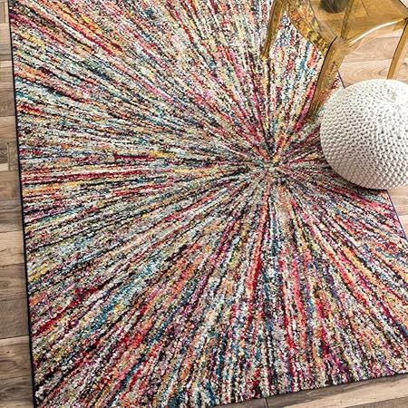 Un Amour De Tapis Tous Petit Tapis Boutik Impact Noir Blanc Rose Bleu Gris Jaune Orange Violet Rouge Vert Gris 40 X 60 Cm Tapis