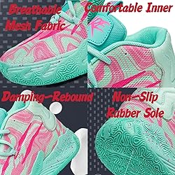 Wqsugnt Mens Multicolor High Top Basketball Shoes