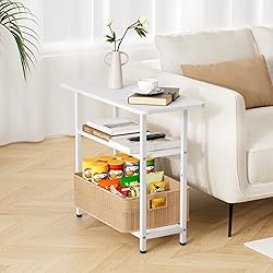 SLEEPING LAMB Side Table for Living Room, 3-Tier
