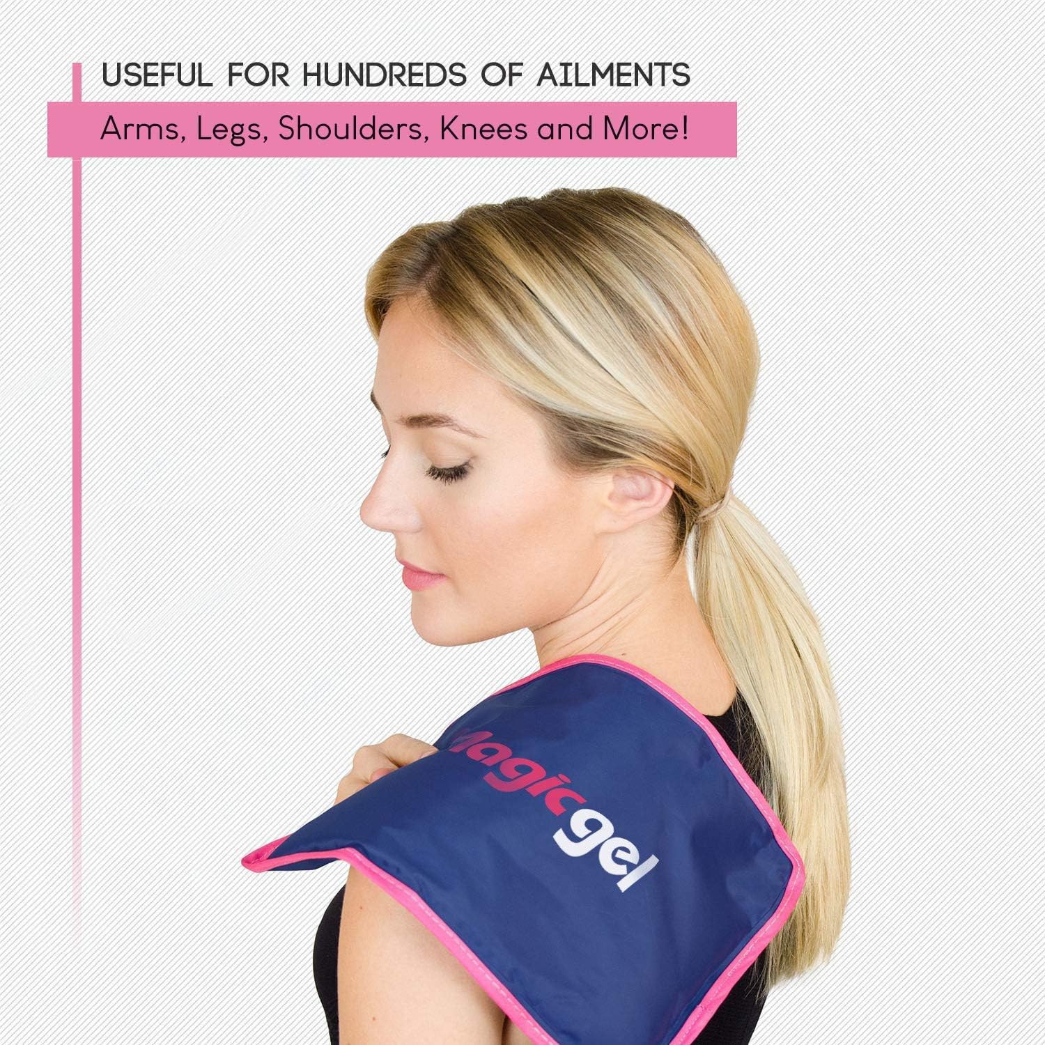 Magic Gel Premium Ice Pack, (30 x 20 cm), Reusable Gel Cool Packs for Post Workout Cooling - Image 3