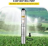 KITGARN 1/2 HP Deep Well Submersible Pump 150ft Head 25GPM 220V Stainless Steel view 2