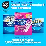 Tampax Pearl Tampons Trio Pack Super/Super Plus/Ultra Absorbency 34 Count view 8