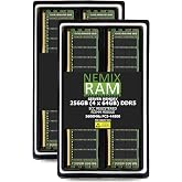 256GB (4X64GB) DDR5 5600MHz PC5-44800 4Rx4 1.1V CL46 288-PIN ECC Registered RDIMM NEMIX RAM Server Memory KIT