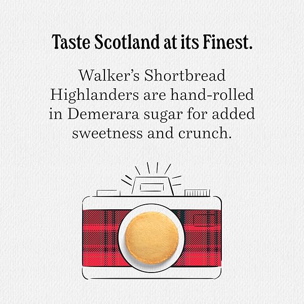 WALKER’S SHORTBREAD HIGHLANDERS, PURE BUTTER SHORTBREAD COOKIES, 7 OZ BOX