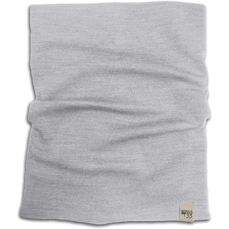 Foulard Multifonction En Laine Mérinos 100% - Pour Homme Et Femme, Tubulaire, Régulation Température, 24x50 Cm