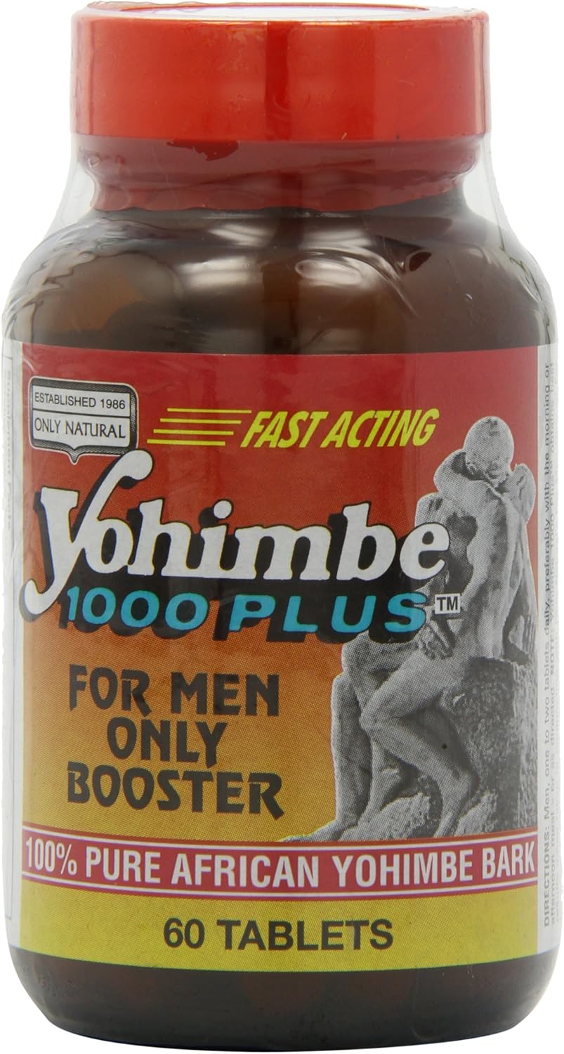 Only Natural Yohimbe 1000 Plus, 60-Count: Health & Personal Care