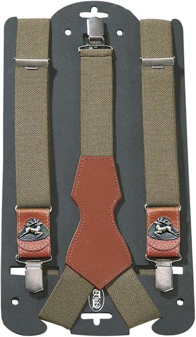 La Chasse® Bretelles pour homme pour chasseurs avec motif de chasse et cerf - Accessoire de