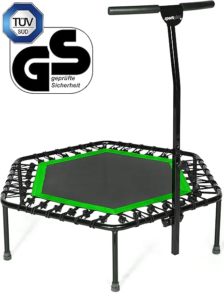 SportPlus Trampolín Fitness con Mango Regulable – Cama Elástica ...