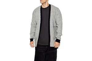 Forever 21 Men's Striped Cardigan Sweater