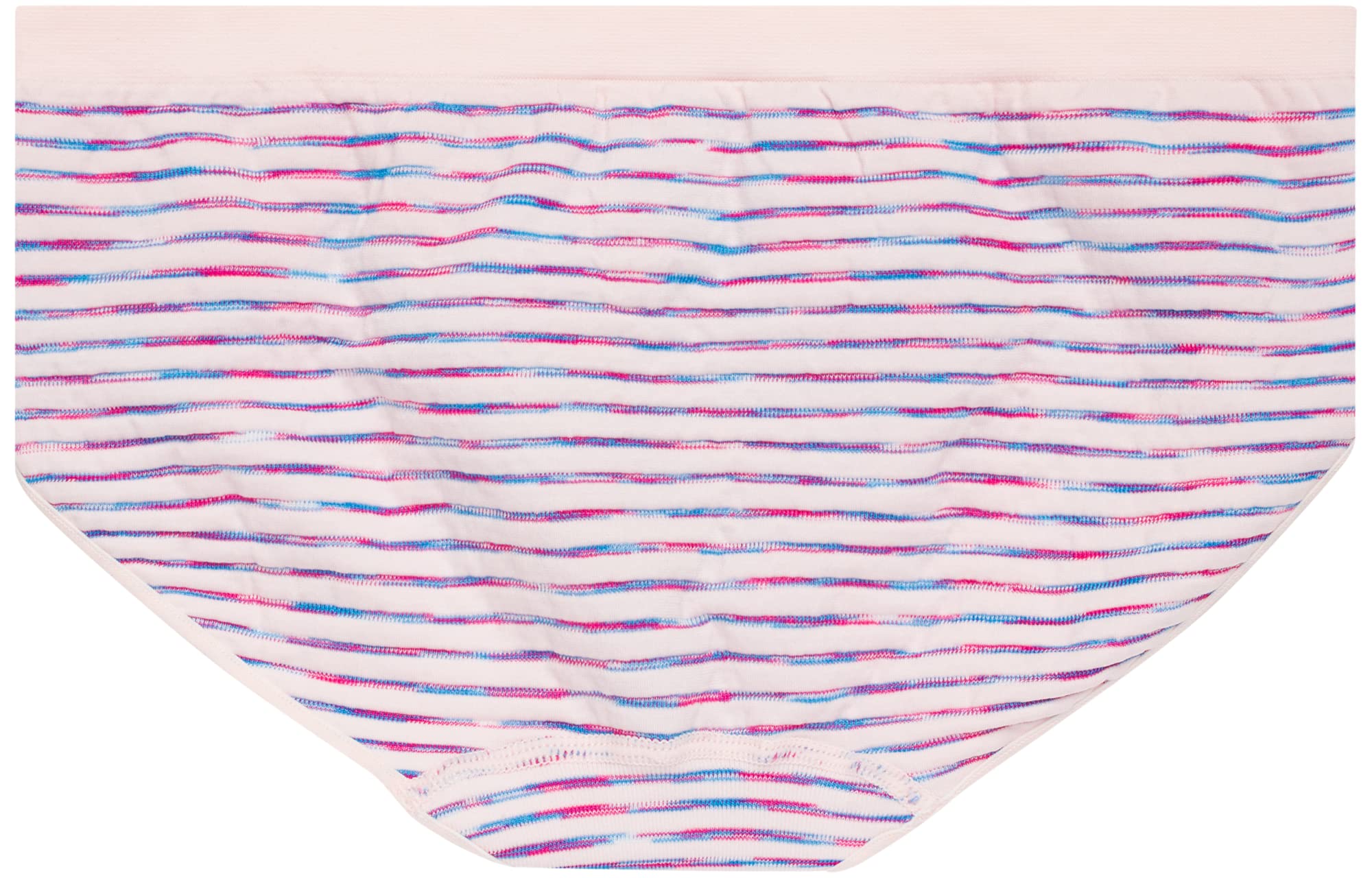 Reebok Girls' Hipster Briefs - 6 Pack Breathable Stretch Performance Hipster Panties - Seamless Underwear for Girls (6-16)