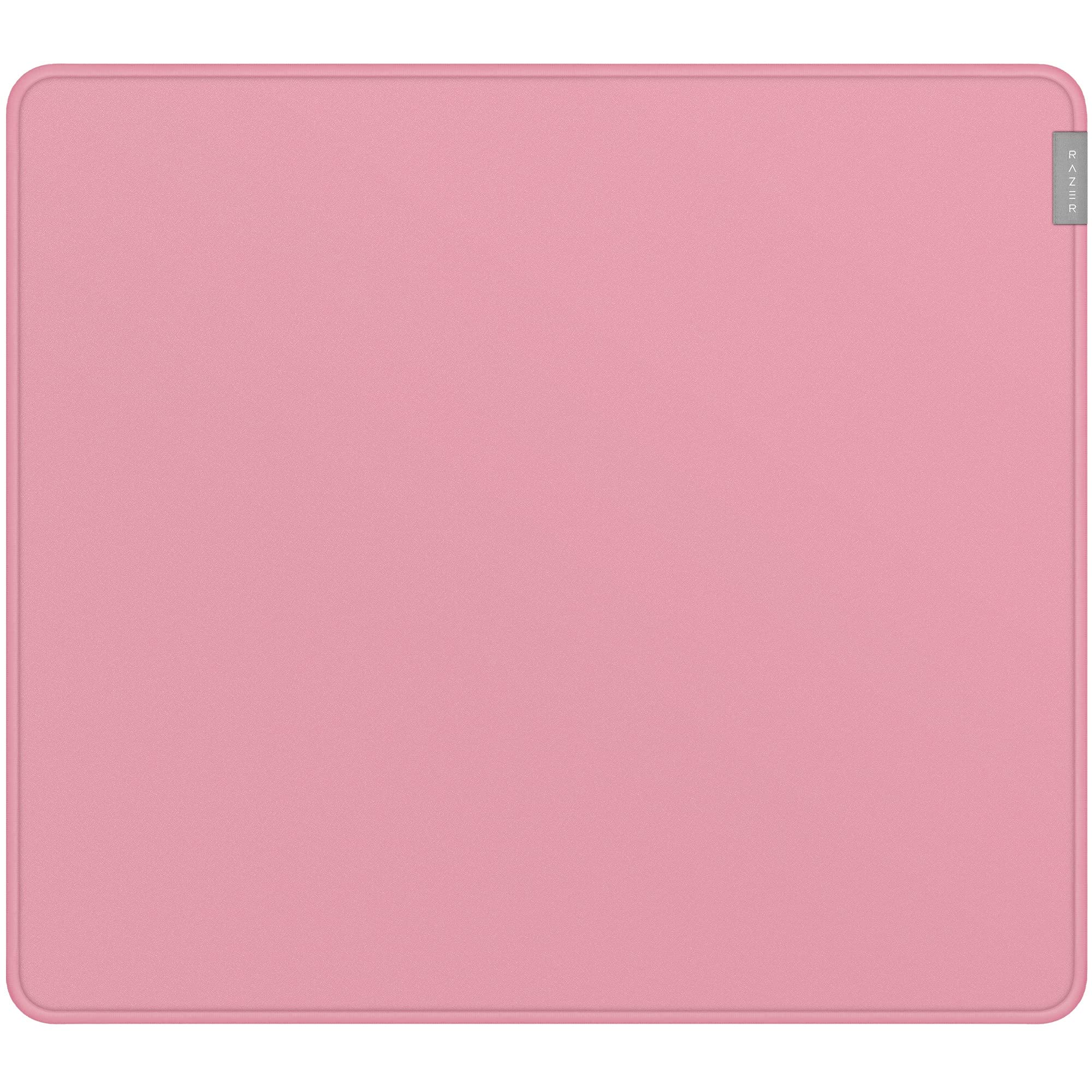 Razer Strider Hybrid Mouse Mat with a Soft Base & Smooth Glide: Firm Gliding Surface - Anti-Slip Base - Rollable & Portable - Anti-Fraying Stitched Edges - Water-Resistant - Large - Quartz Pink
