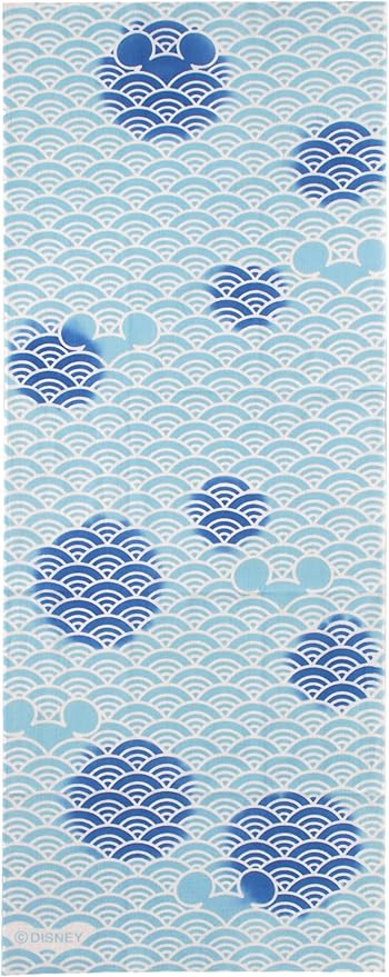 Amazon プレーリー ディズニー そそぎ染め 注染 手ぬぐい ミッキーマウス柄 青海波 33 90cm Ds Te 502 ハンドタオル ホーム キッチン オンライン通販