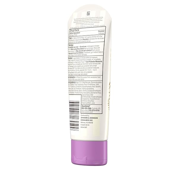AVEENO BABY CONTINUOUS PROTECTION ZINC OXIDE MINERAL SUNSCREEN LOTION FOR SENSITIVE SKIN WITH BROAD SPECTRUM SPF 50, TEAR-FREE, SWEAT- & WATER-RESISTANT, TRAVEL-SIZE, 3 FL. OZ