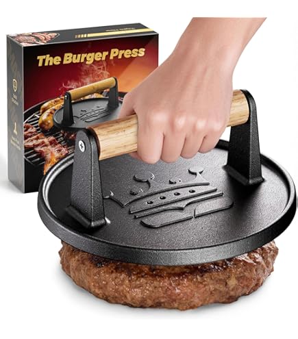 Amazon.com: Marshall Air 148138 Presshamburger Patty .341 : Patio