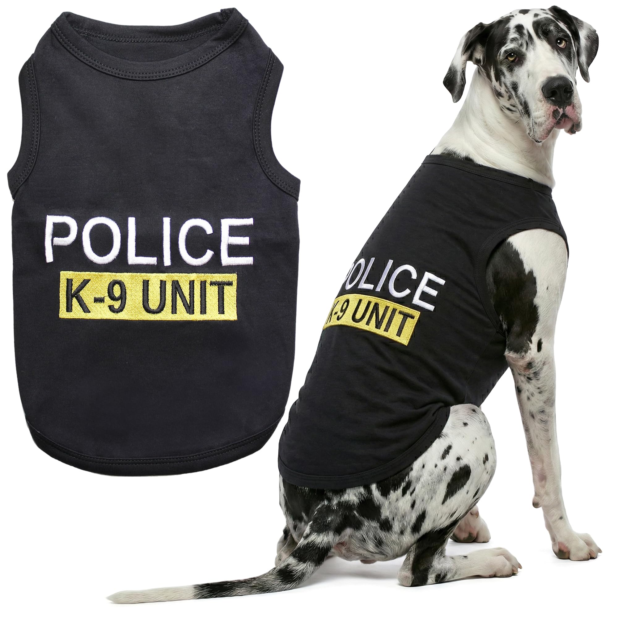 Parisian Pet Police Dog T-Shirt, 5X-Large