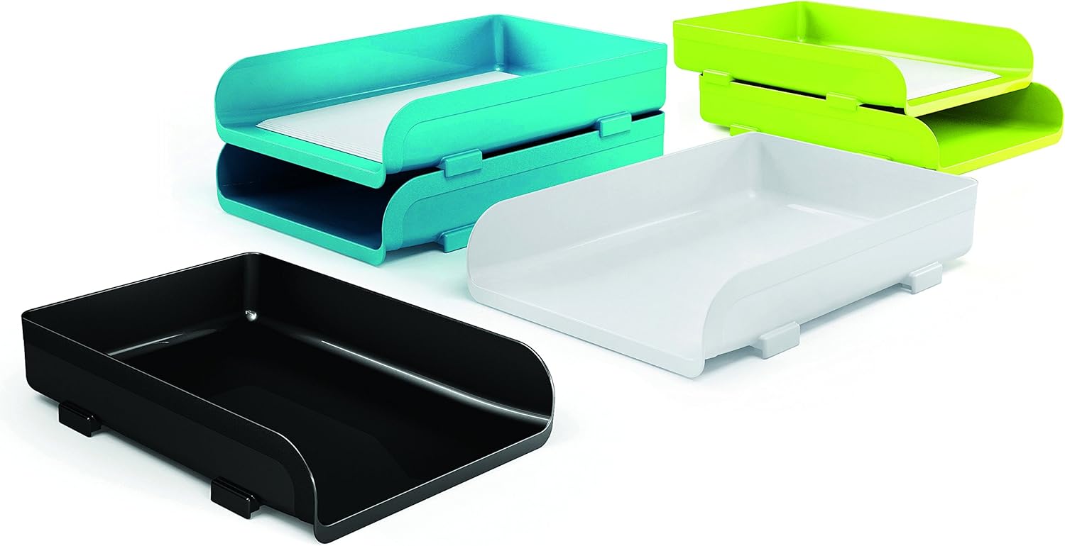 My Desk Letter Tray Black Envelopes Mailing Supplies Stationery 