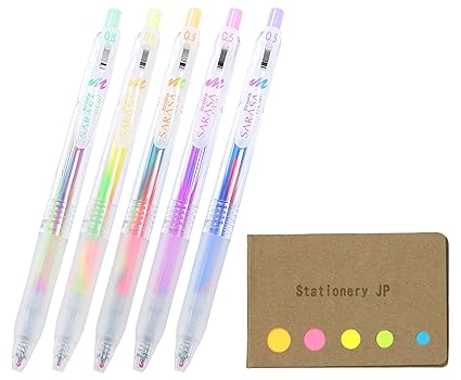 Zebra Super Marble 3 Color Changing Gel Ink Pen 0 8 Mm Light Blue Pink Yellow
