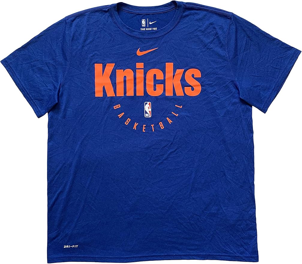 Amazon.com: Nike Men's New York Knicks NBA Short Sleeve Dri-Fit T-Shirt 100% Polyester (X-Large 