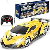 Growsland Remote Control Car, RC Cars for Kids 1:18 Electric Toy Car Hobby Racing Car Toys with Lights & Controller, Christmas Birthday Gift for 3 4 5 6 7 8 9 Year Old Boys Girls