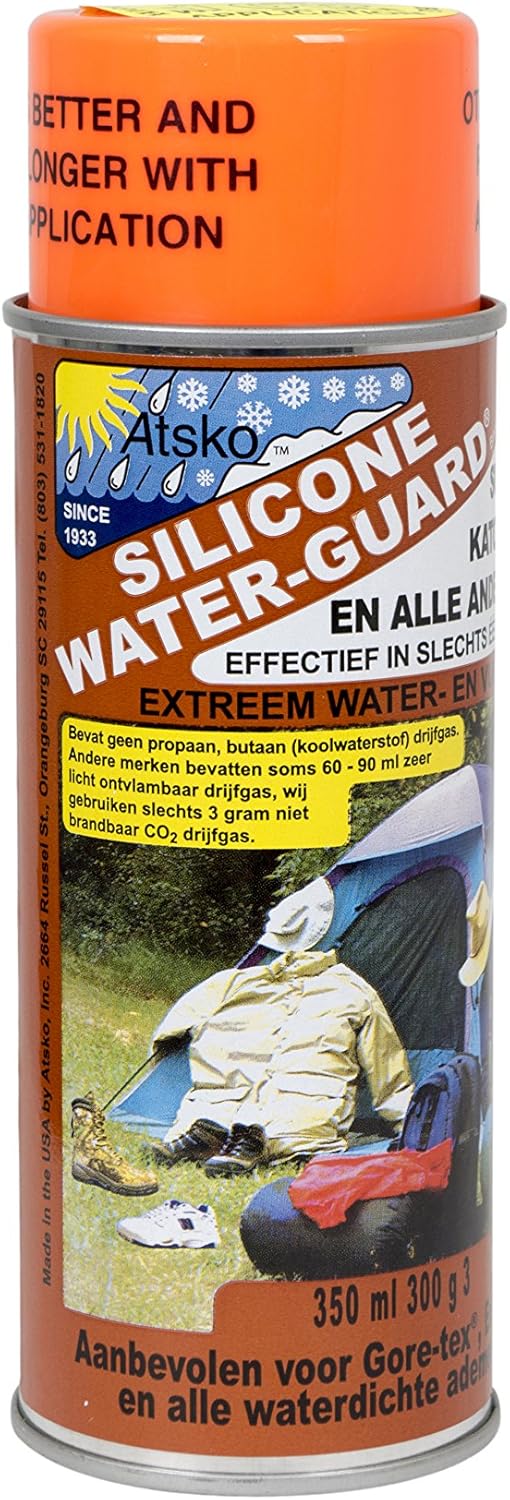 Atsko Silicone WaterGuard 13.125 Net WT. (15 Fl. oz) Aerosol 1336L Silicone Water