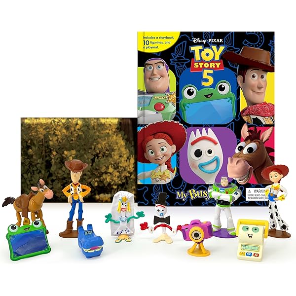 Disney / Pixar Toy Story 4 My Busy Books - Storybook, 10 figurines Disney / Pixar Toy Story 4 My Busy Books - Storybook, 10 figurines