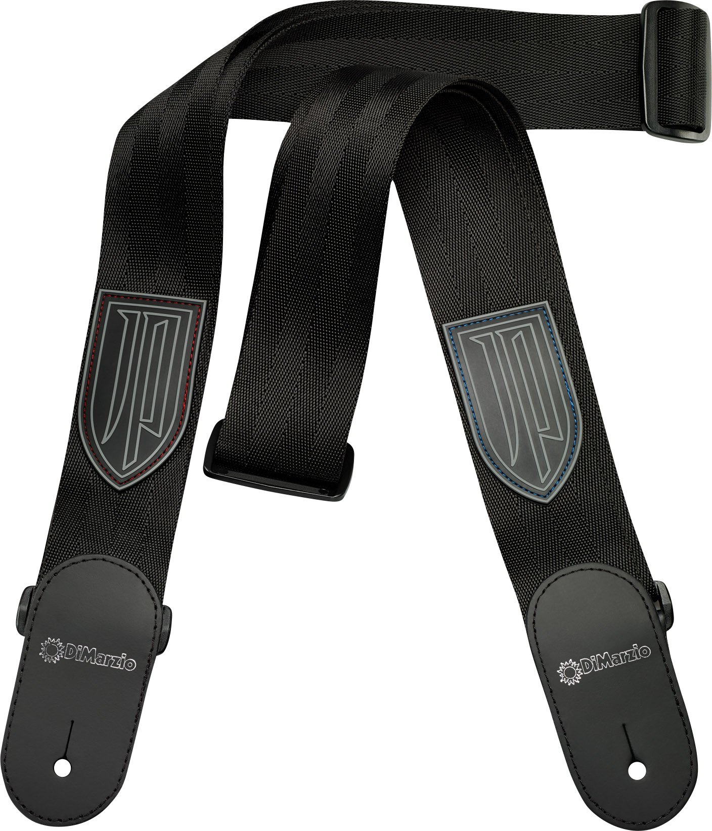 DiMarzio John Petrucci Signature DD3100JPBKRD Nylon Standard Black with Pink Stitching