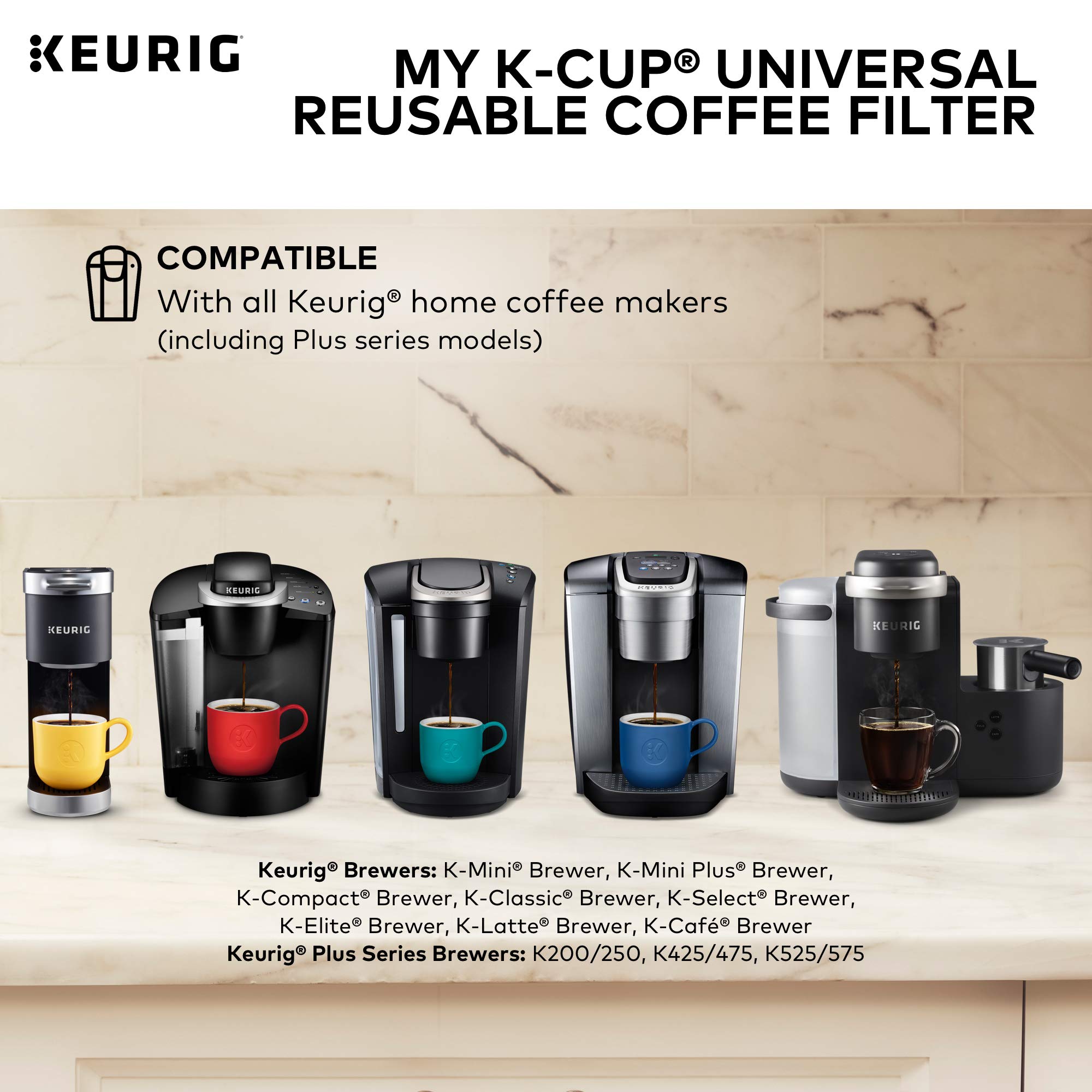 Keurig My k-cup Universal Reusable Coffee Filter, blk