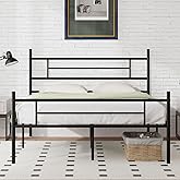 Novilla Queen Size Bed Frame with Headboard and Footboard, 14 Inch Metal Platform Bed Frame, Under Bed Storage, Strong Metal Slats Support, Mattress Foundation No Box Spring Needed