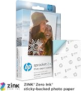 HP Sprocket 2x3 Premium Zink Sticky Back Photo Paper 20 Sheets view 2