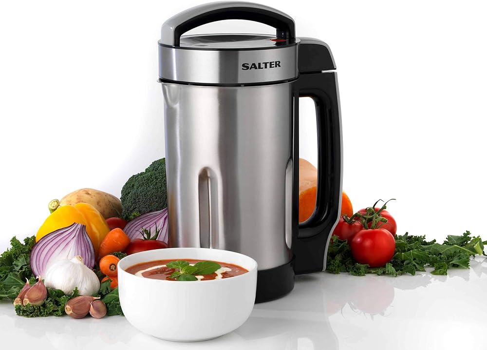 Salter EK2613 Electric Soup Maker 1.6L 1050W Stainless Steel Digital
