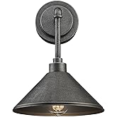 Savoy House 9-6074-1-90 Dansk 1-Light Damp Rated Sconce in Galvanized Metal