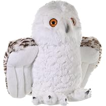 Amazon.com: Wild Republic Snowy Owl Plush, Stuffed Animal, Plush ...