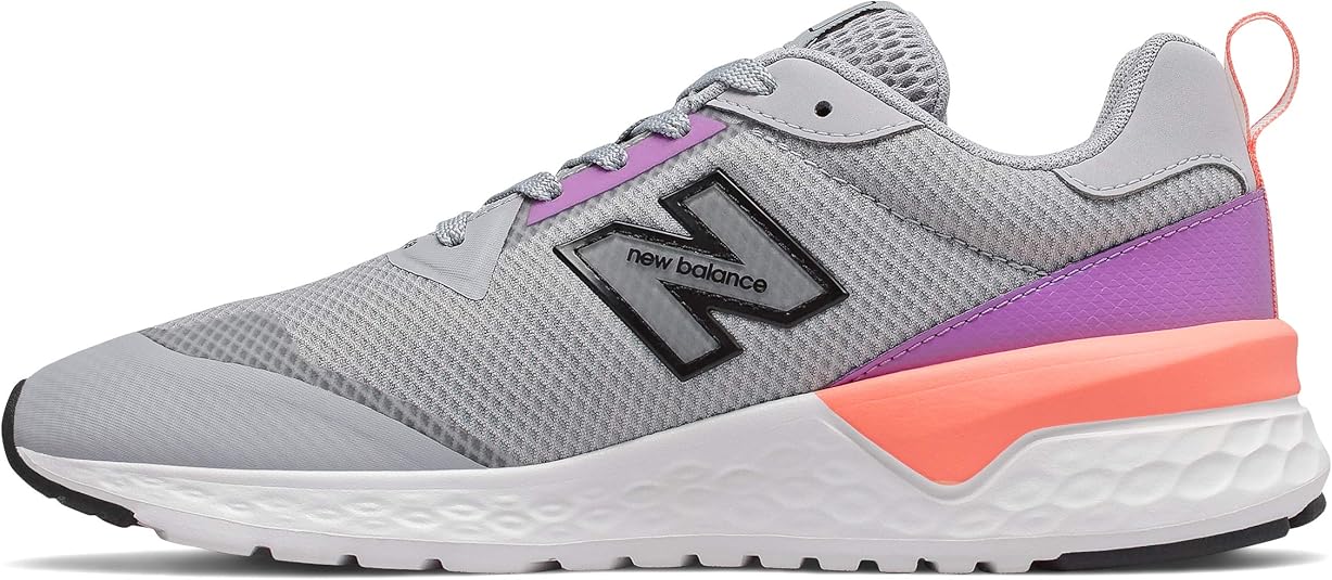 New Balance Women's Fresh Foam 515 Sport V2 Sneaker, Silver Mink/Neo Violet/Ginger Pink, 5 Wide 