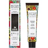 Better Natured Permanent 3N Dark Natural Brown Hair Color Dye - Naturally-derived, Vegan & 100% Gray Coverage that Lasts up to 8 Weeks