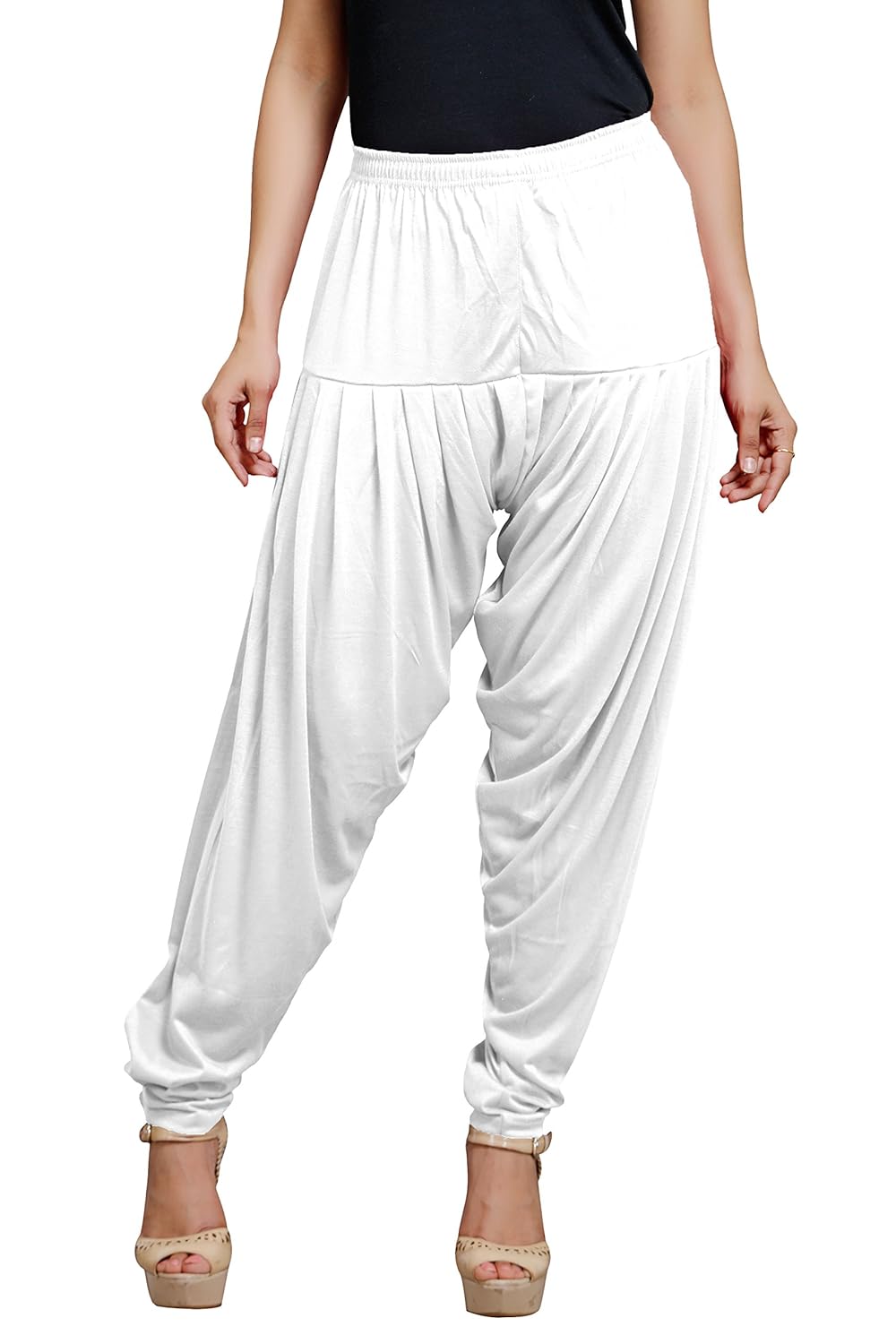 goodtry women's patiyala free size-white