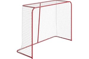 Soozier Mini Hockey Goal, Easy Setup Hockey Net with Metal Frame, Lightweight & Portable, Indoor & Outdoor Training Equipment - 1