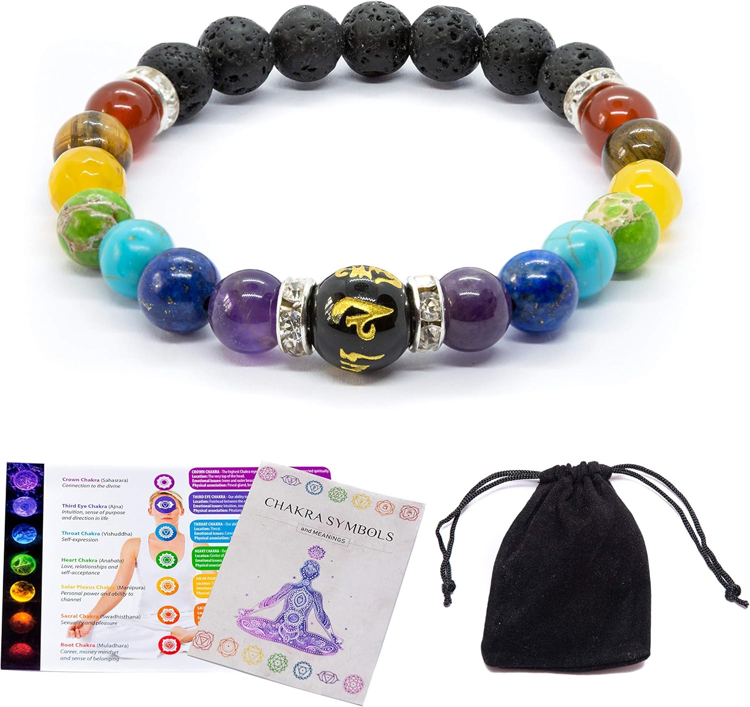 Healing crystal bracelets amazon Clearance