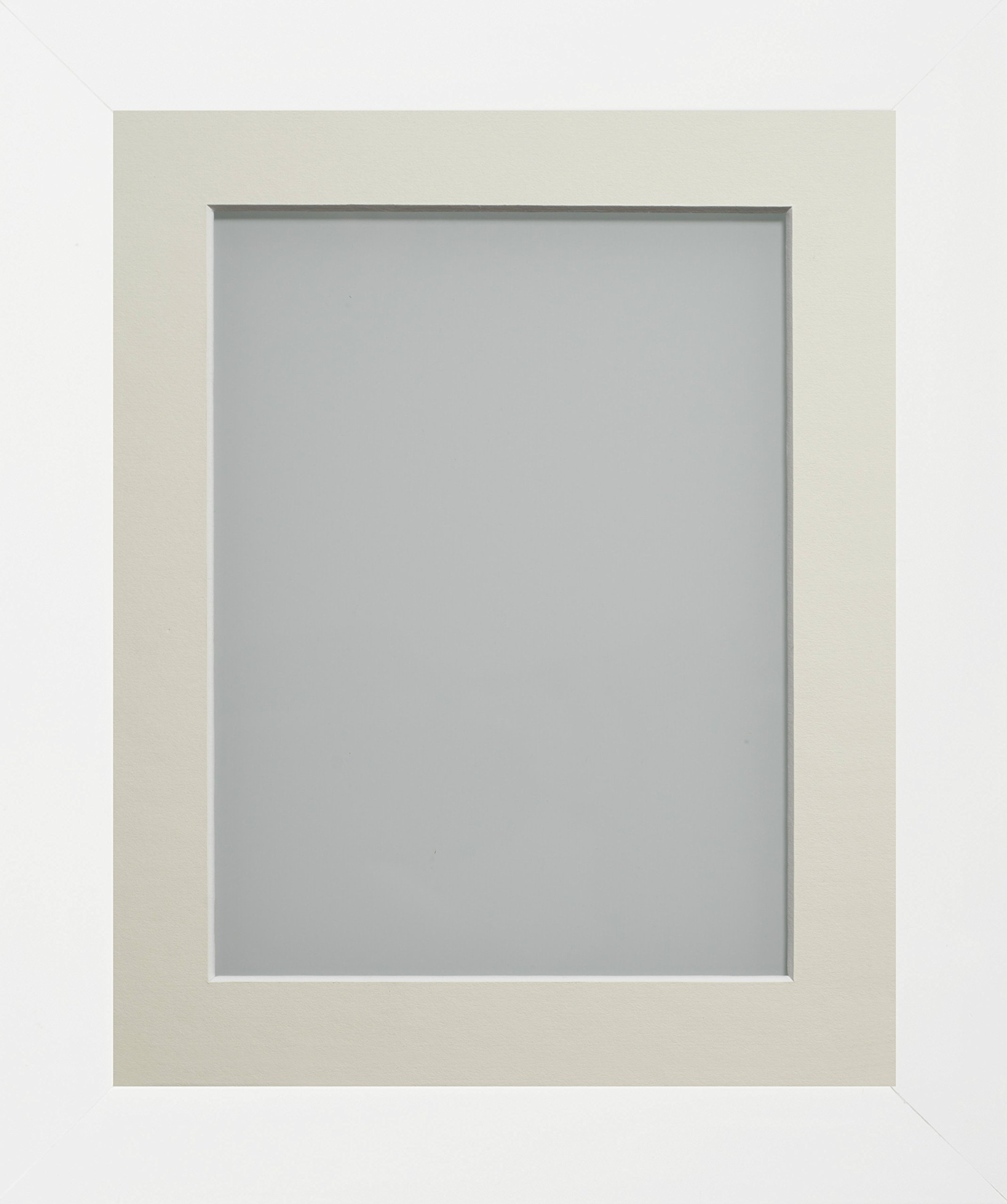 Frame Company Candy Range White Picture Photo Frames with Mount*Choice of Colours*