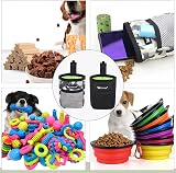 Lanjue 2 Pieces Dog Treat Bags Black Camouflage 600D Waist Clip Pouches view 7