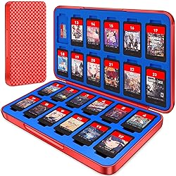 Switch Game Holder Case with 24 Cartridge Slots and