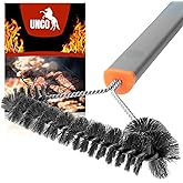 UNCO- 3-Sided Grill Brush Stainless Steel, 12.2", BBQ Grill Brush for Outdoor Grill Cleaning Brush, BBQ Brush, BBQ Brushes fo