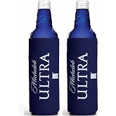 Michelob Ultra 16 oz Slim Bottle Coolie Cooler Cruise Can- 2 Pack