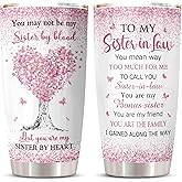 ZANIION Sister in Law Gifts Tumbler 1PC, Future Sister in Law Birthday Gifts Mug, Best Sis Gift Ideas for Christmas, Wedding, Mother's Day Persent Cup 20oz