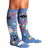 Sock It To Me, Little Girls A Purr-fect Day Knee High Socks, One Size
